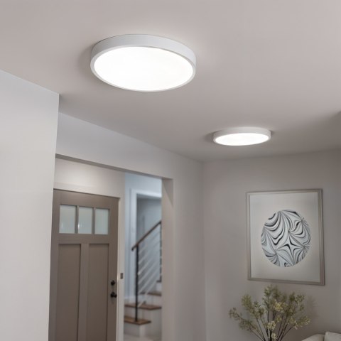 Plafon Natynkowy LED 40cm okrągły BB03 40W 4000K z czujnikiem biały PIR Plafon Natynkowy LED 40cm okrągły BB03 40W 4000K z czujnikiem biały PIR