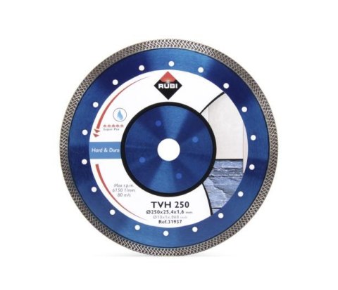 RUBI TARCZA DIAMENTOWA TVH 250 x 25,4mm SUPERPRO RUBI