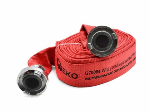 WĄŻ DO WODY 2"x 20m STRAŻACKI PARCIANY CIĘŻKI, 8 BAR GEKO WĄŻ DO WODY 2"x 20m STRAŻACKI PARCIANY CIĘŻKI, 8 BAR GEKO