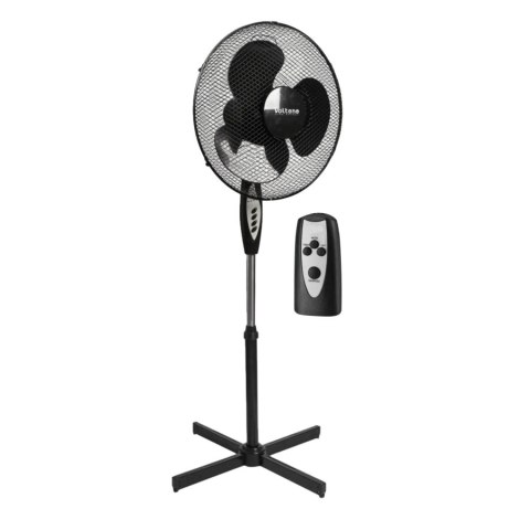 WENTYLATOR PODŁOGOWY CZARNY+PILOT 40cm VOLTENO WENTYLATOR PODŁOGOWY CZARNY+PILOT 40cm VOLTENO