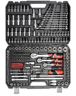 YATO ZESTAW KLUCZY 1/4" , 3/8" , 1/2" 216 elem. XXL 38841 YATO