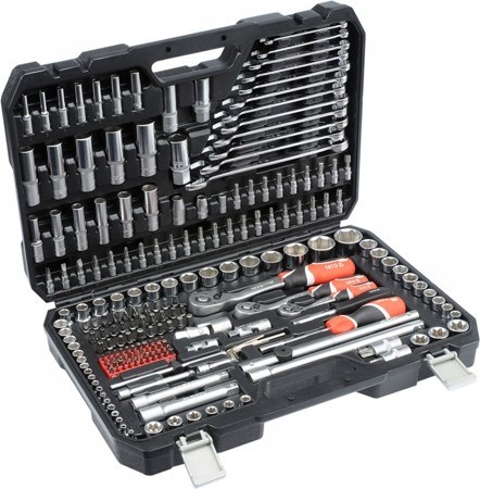 YATO ZESTAW KLUCZY 1/4" , 3/8" , 1/2" 216 elem. XXL 38841 YATO