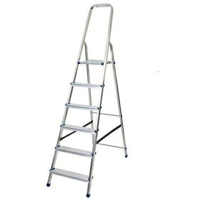 AWTOOLS DRABINA ALUMINIOWA 150kg 6 STOPNI WOLNOSTOJĄCA AWTOOLS AWTOOLS DRABINA ALUMINIOWA 150kg 6 STOPNI WOLNOSTOJĄCA AWTOOLS
