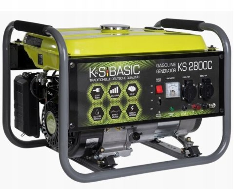 KÖNNER & SÖHNEN GENERATOR BENZYNOWY 2,5kW 230V KSB 2800C BASIC (UZWOJENIE MIEDZIANE) KÖNNER & SÖHNEN