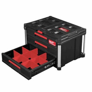 MILWAUKEE PACKOUT SKRZYNIA Z 3 SZUFLADAMI MILWAUKEE