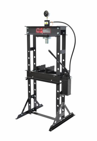 AWTOOLS PRASA HYDRAULICZNA Z MANOMOMETREM 30T / PODWÓJNY TŁOK AWTOOLS