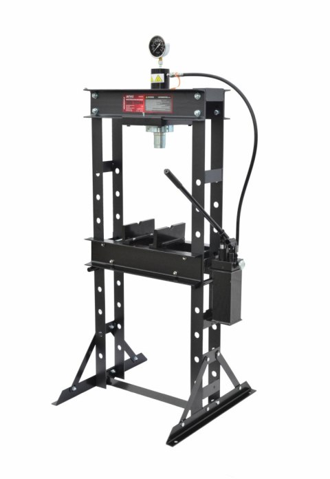 AWTOOLS PRASA HYDRAULICZNA Z MANOMOMETREM 30T / PODWÓJNY TŁOK AWTOOLS