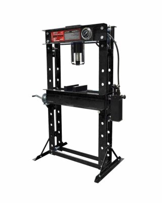 AWTOOLS PRASA HYDRAULICZNA Z MANOMOMETREM 50T / PODWÓJNY TŁOK AWTOOLS