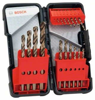 BOSCH ZESTAW WIERTEŁ DO METALU HSS-CO 18szt. TOUGHBOX BOSCH