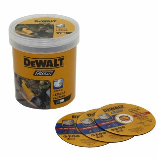 DEWALT TARCZA METAL 125x1,0mm INOX /100szt. DEWALT