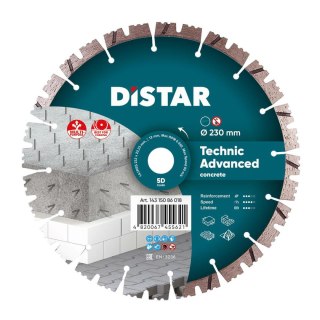 DISTAR TARCZA DIAMENTOWA TECHNIC ADVANCED 232 x 2,6/1,8 x 12 x 22,23-16 DISTAR