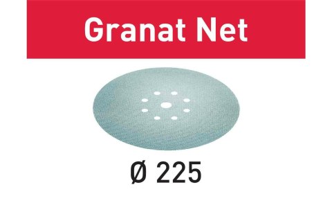 FESTOOL KRĄŻEK ŚCIERNY STF D225 P120 SIATKA GRANAT NET 25szt. FESTOOL