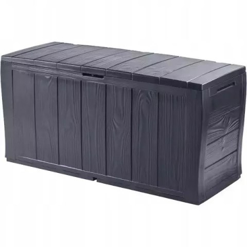 KETER SKRZYNIA OGRODOWA-BALKONOWA SHERWOOD 270 L GRAFIT CURVER/KETER