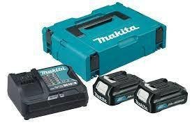 MAKITA ZESTAW ZASILAJĄCY 12V 2x2,0Ah (BL1021Bx2+DC10SB) MAKPAC MAKITA