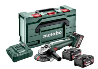 METABO SZLIFIERKA KĄT.W 18 L 9-125 QUICK 3x4,0Ah METABO