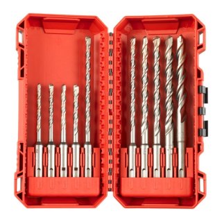 MILWAUKEE WIERTŁA SDS-PLUS KOMPLET 10szt. MILWAUKEE