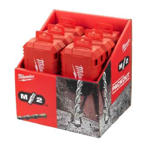 MILWAUKEE WIERTŁA SDS-PLUS KOMPLET 7szt. MILWAUKEE