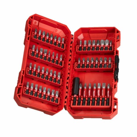 MILWAUKEE ZESTAW KOŃCÓWEK 56szt. SHOCKWAVE MILWAUKEE