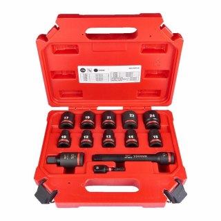 MILWAUKEE ZESTAW NASADEK UDAROWYCH 1/2" 13szt. MILWAUKEE