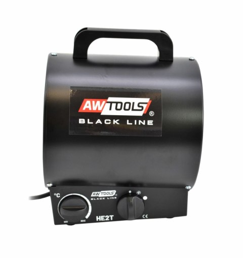 AW NAGRZEWNICA ELEKTRYCZNA TUBA 2KW HE2T /BLACK LINE AWTOOLS