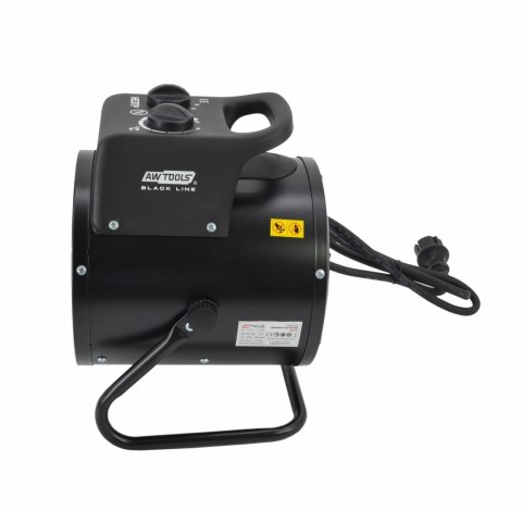 AW NAGRZEWNICA ELEKTRYCZNA TUBA PROF 3KW /BLACK LINE AWTOOLS