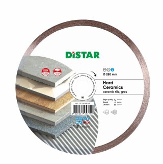 DISTAR TARCZA DIAMENTOWA HARD CERAMICS 250 x 1,6 x 10 x 25,4 DISTAR