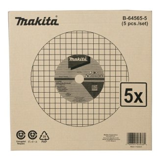 MAKITA TARCZA MET. 355mm x 2,8mm x 25,4mm /5szt. INOX DO LW1401 MAKITA