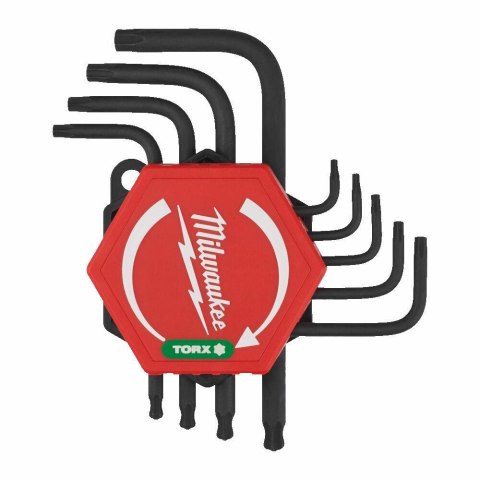 MILWAUKEE KLUCZ TORX ZESTAW KOMPAKTOWY 9szt. MILWAUKEE