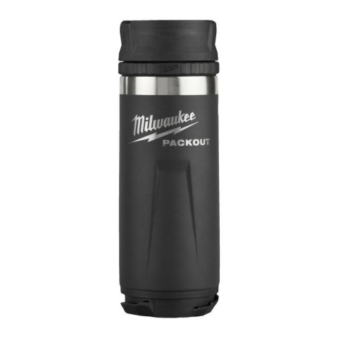 MILWAUKEE PACKOUT BUTELKA TERMICZNA 532ml CZARNA Z POKRYWKĄ MILWAUKEE