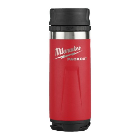 MILWAUKEE PACKOUT BUTELKA TERMICZNA 532ml CZERWONA Z POKRYWKĄ MILWAUKEE