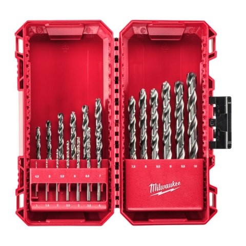 MILWAUKEE WIERTŁA DO METALU HSS-G THUNDERWEB KOMPLET 19 sztuk 1-10mm MILWAUKEE