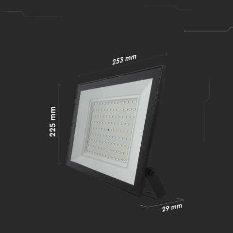 Projektor LED V-TAC 100W LED SMD 6500K Czarny VT-44109 6500K 8150lm