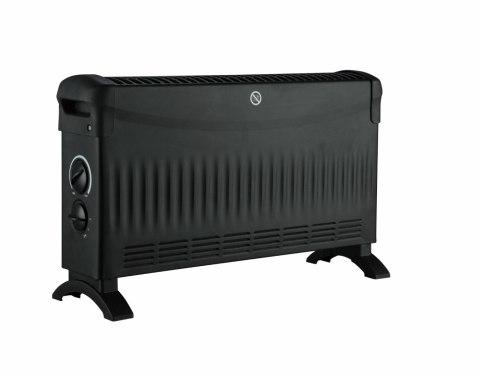 VOLTENO KONWEKTOR BASIC 2000W Z NAWIEWEM 750W/1250W/2000W. CZARNY VOLTENO
