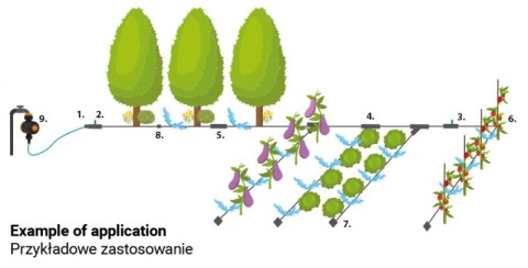 WĄŻ KROPLUJĄCY WATER FLOW DRIP ZESTAW 100m Z ZEGAREM PRZEPŁYWU WODY BRADAS WĄŻ KROPLUJĄCY WATER FLOW DRIP ZESTAW 100m Z ZEGAREM PRZEPŁYWU WODY BRADAS