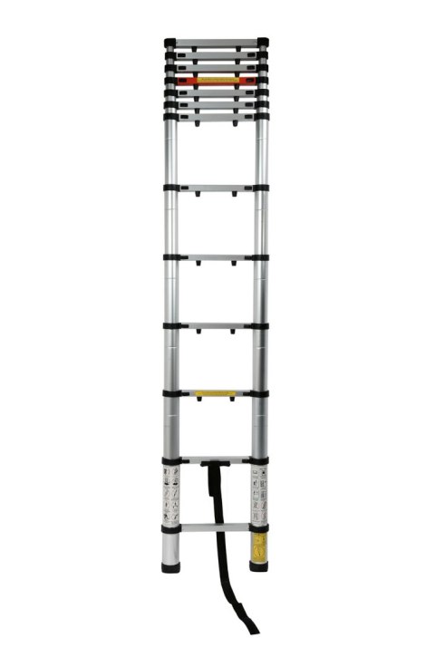 AWTOOLS DRABINA ALUMINIOWA TELESKOPOWA 3,8m 13 STOPNI AWTOOLS