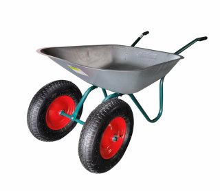 AWTOOLS TACZKA OGRODOWA 100L DWA KOŁA FELGI METALOWE AWTOOLS