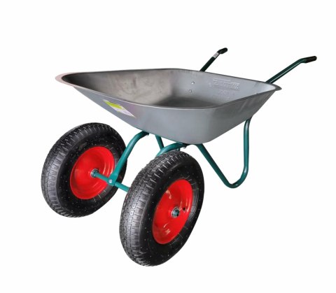 AWTOOLS TACZKA OGRODOWA 100L DWA KOŁA FELGI METALOWE AWTOOLS
