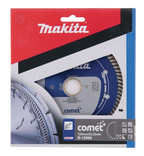 MAKITA TARCZA DIAMENTOWA 125x22,23mm PEŁNA(SUCHO/MOKRO) BETON, CEGŁA, PŁYTKI MAKITA