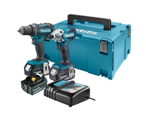 MAKITA ZESTAW COMBO 18V DLX2339JX1 (DDF482+DTD156) 3x5,0Ah MAKPAC MAKITA