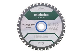 METABO PIŁA TARCZOWA FZ/FA 165x20x40z STEEL CUT/SANDWICH PANEL CLASSIC METABO