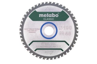 METABO PIŁA TARCZOWA FZ/FA 190x30x48z STEEL CUT/SANDWICH PANEL CLASSIC METABO