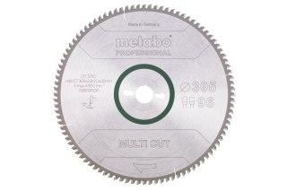 METABO PIŁA TARCZOWA FZ/TZ 305x30x96z MULTI CUT PROFESSIONAL METABO