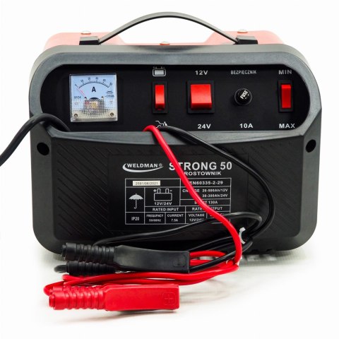 PROSTOWNIK WELDMAN STRONG 50 Z ROZRUCHEM 12V/24V WELDMAN
