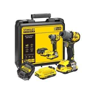 STANLEY ZAKRĘTARKA UDAROWA V20 SFMCF830D2K 2x2,0Ah 203Nm BL WALIZKA STANLEY