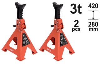 YATO PODSTAWKI 2szt. 3 TONY, 280-420mm YATO