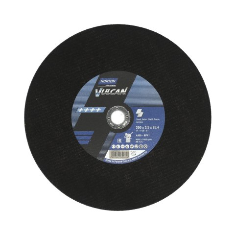NORTON TARCZA.VULCAN 350 x 3.5 x 25.4mm A30S DO METALU /10szt.+1 GRATIS NORTON