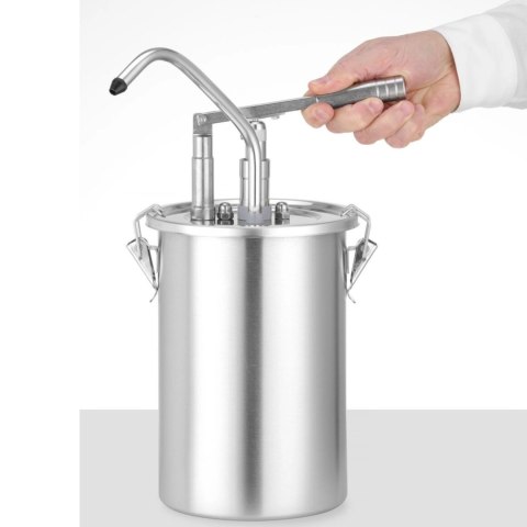 Pojemnik do sosów z dyspenserem STAL 4.5 l - Hendi 558102 Pojemnik do sosów z dyspenserem STAL 4.5 l - Hendi 558102