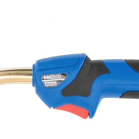 Uchwyt spawalniczy z przewodem do migomatu z chłodzeniem wodnym MIG MAG 5 m x 16 mm2 Uchwyt spawalniczy z przewodem do migomatu z chłodzeniem wodnym MIG MAG 5 m x 16 mm2
