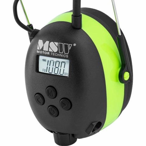 Słuchawki wygłuszające aktywne zagłuszki ochronne z radiem AUX MP3 Bluetooth - zielone Słuchawki wygłuszające aktywne zagłuszki ochronne z radiem AUX MP3 Bluetooth - zielone