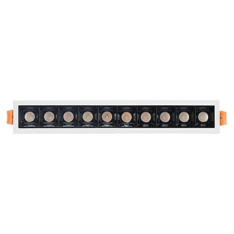 Lampa liniowa Led podtynkowa 20W 3000K biała JDL-10T Lampa liniowa Led podtynkowa 20W 3000K biała JDL-10T